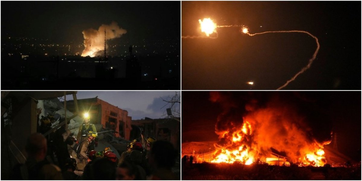 Iran: Probili smo PVO Izraela, na udaru Tel Aviv i Jerusalim! Izrael presreće rakete van atmosfere! Haifa u plamenu!