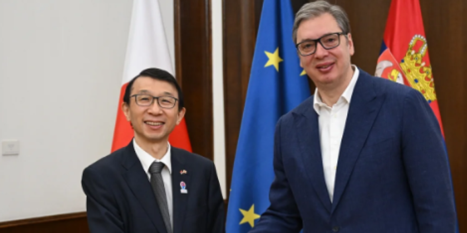 Predsednik Vučić se sastao sa ambasadorom Japana Akirom Imamurom (FOTO)