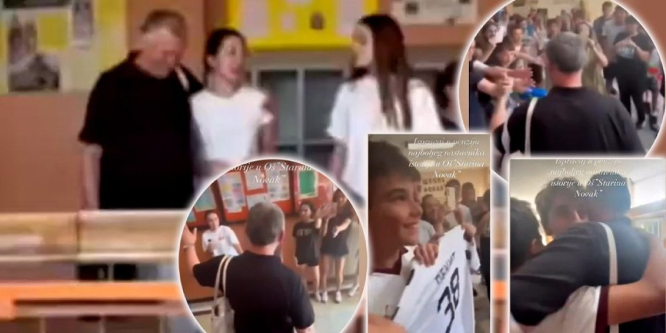 Đaci napravili spektakl - Miloš završio poslednji čas, pa usledilo iznenađenje: Na kraju svi zaplakali (VIDEO)