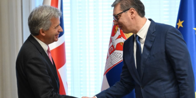 Predsednik Republike Srbije Aleksandar Vučić sastao se sa ambasadorom Ujedinjenog Kraljevstva Velike Britanije i Severne Irske Edvardom Fergusonom.