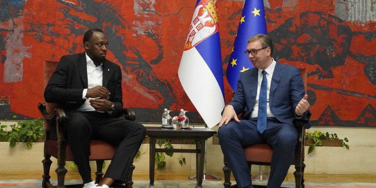 Vučić ugostio legendarnog atletičara: Bolt poručio - Uzbuđen sam što ću moći da predstavim Ekspo 2027. celom svetu (VIDEO)