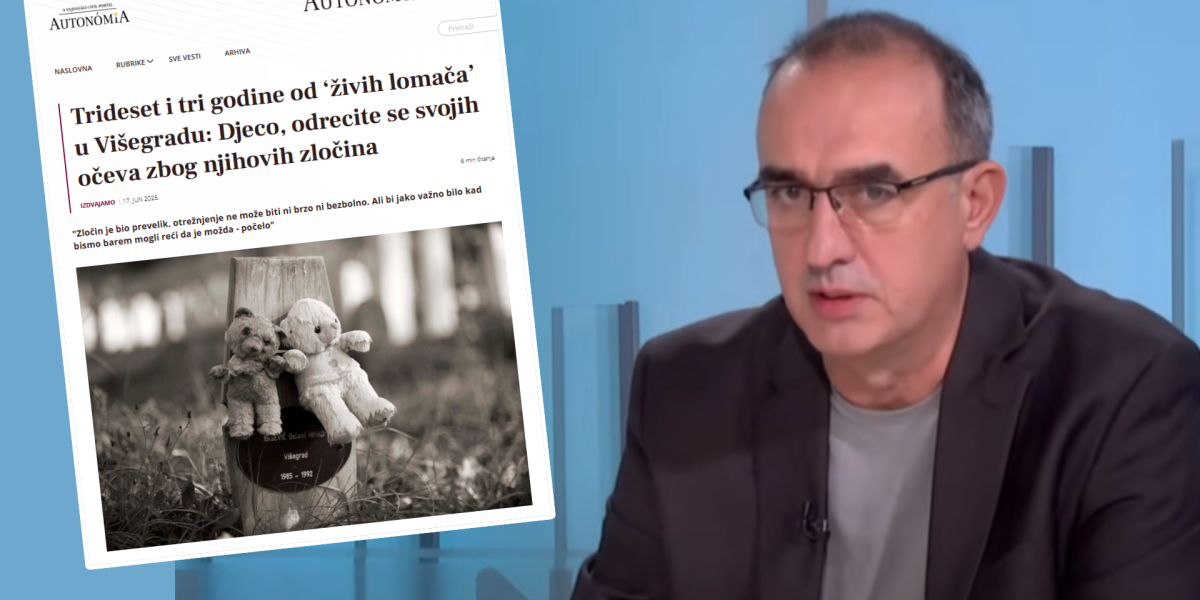 Prljava kampanja Dinka Gruhonjića: Ideolog blokadera ponavlja staru mantru - Srbi su jedini krivci za ratove devedesetih!