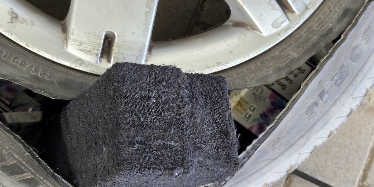 Krijumčarenje cigareta u gumama