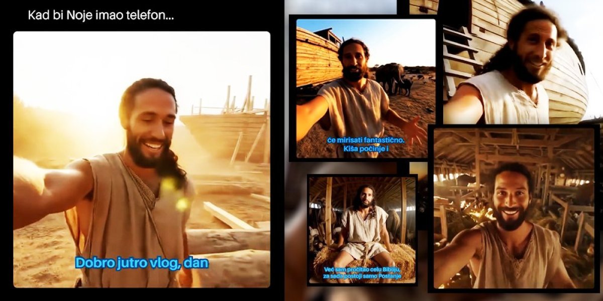 Kako bi Nojev potop izgledao u 21. veku? Veštačka inteligencija uzela maha - Sada može sve (VIDEO)