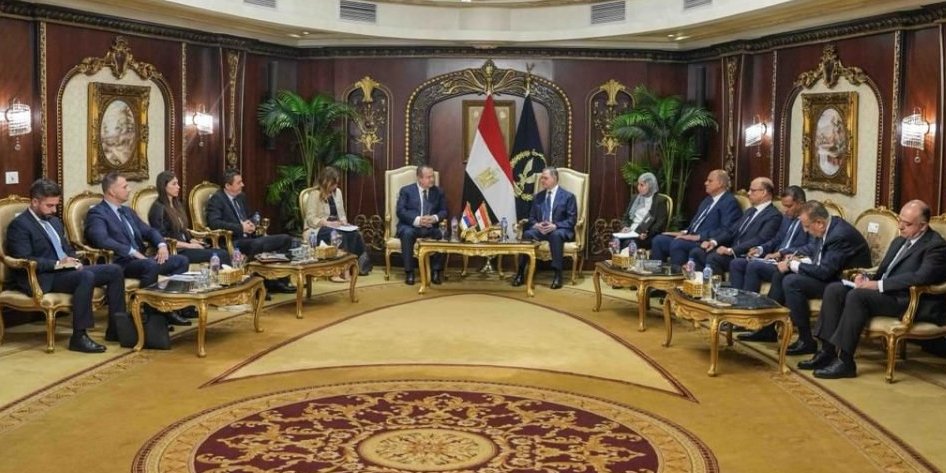 Sastanak Dačića i njegovog kolege iz Egipta: Zajedno u borbi protiv kriminala, terorizma i migracija (FOTO/VIDEO)