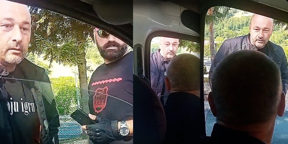 Brutalan napad na poštenog domaćina u Kosjeriću: Pogledajte kako blokader presreće Radovana Božovića (VIDEO)