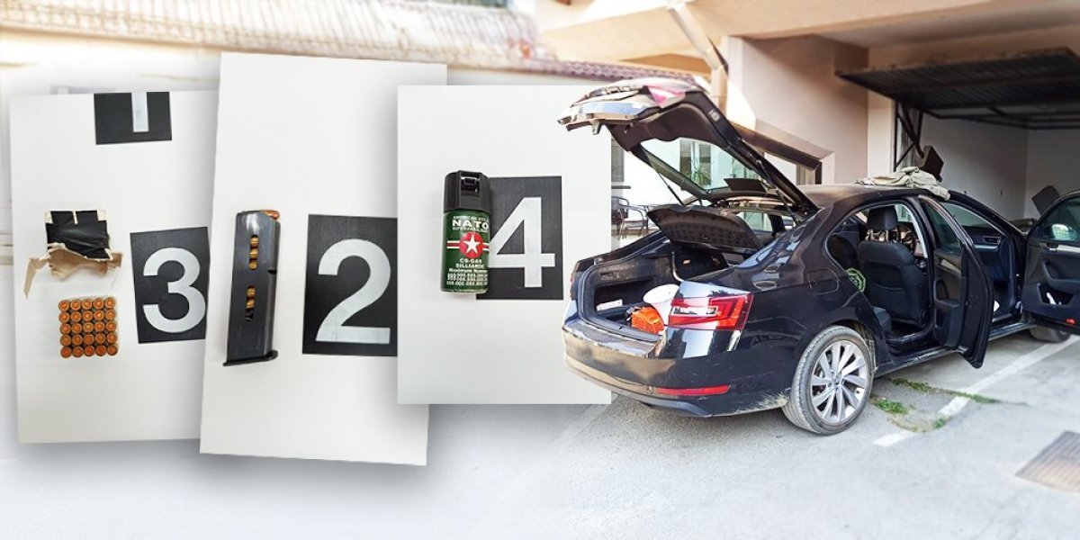 Pogledajte šta je pronađeno kod blokadera terorista: Pištolj bez serijskog broja je tu, ali to nije sve (FOTO)