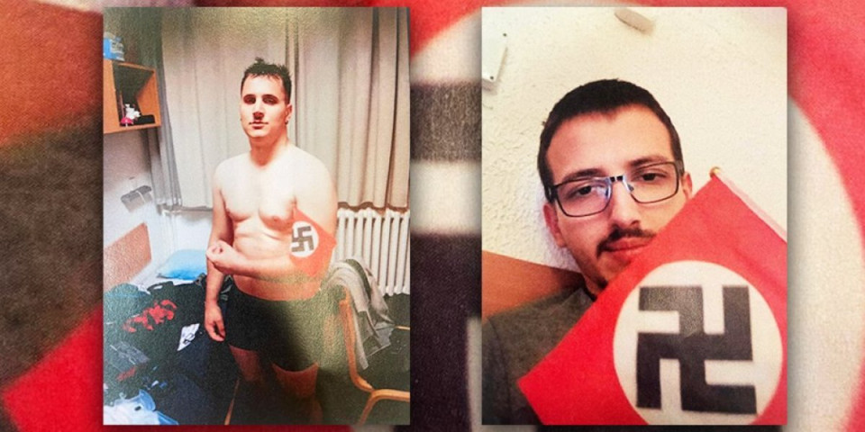 Blokaderi poziraju sa nacističkim simbolom: Otkrivene šokantne fotografije napadača na Miloša Pavlovića (FOTO)