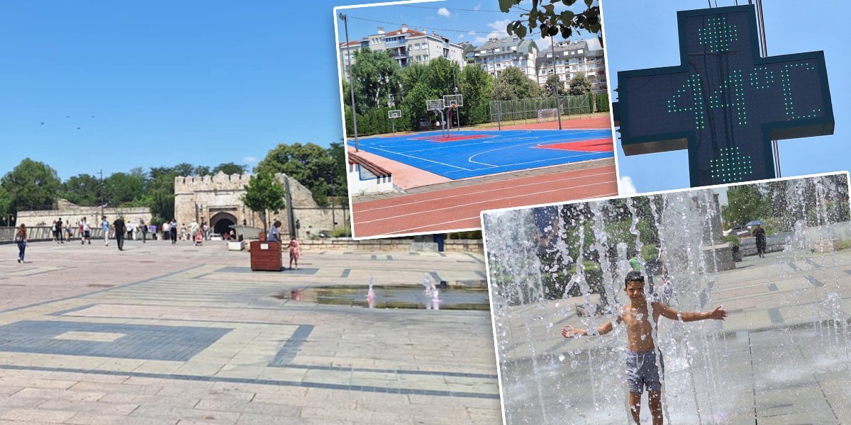 Na rekordnih 44 stepena opustele niške ulice! Ekipama Hitne pomoći pune ruke posla (FOTO)