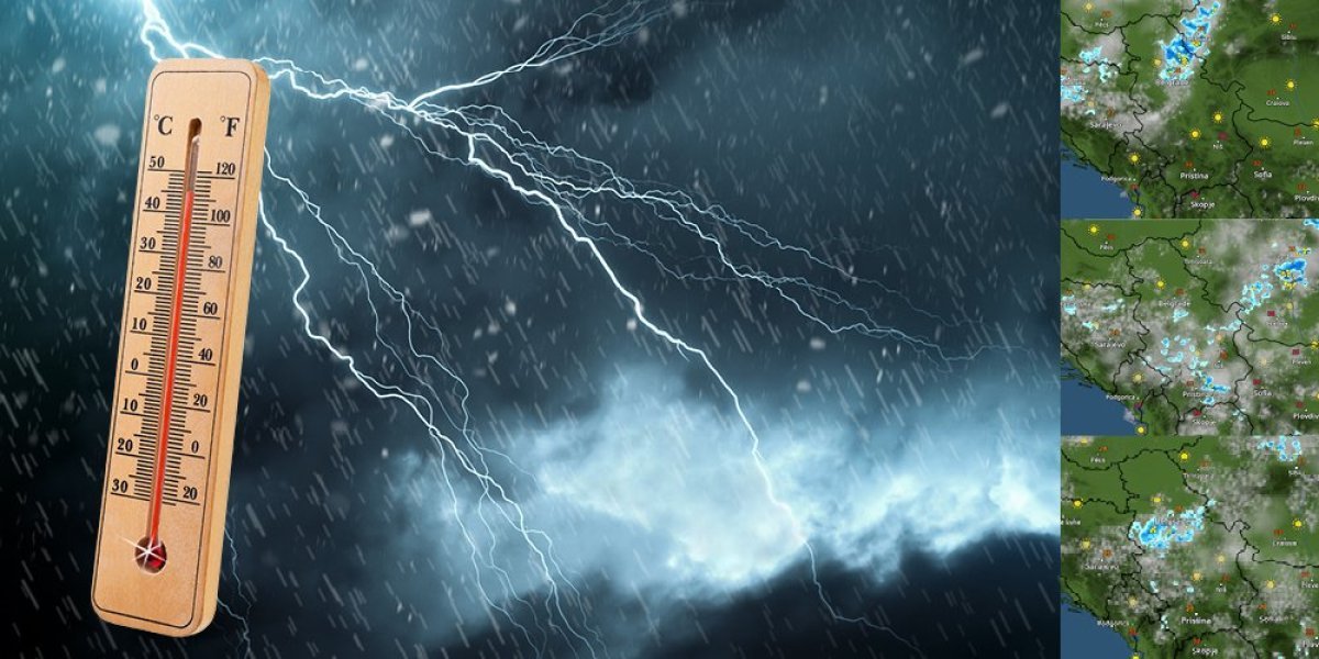 Superćelijska oluja stiže u Beograd i donosi strašno nevreme (VIDEO)