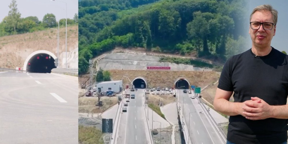 "Lako je uništiti zemlju, ali je teško obnavljati i graditi": Vučić obišao završne radove na tunelu Laz i Munjino brdo (VIDEO)