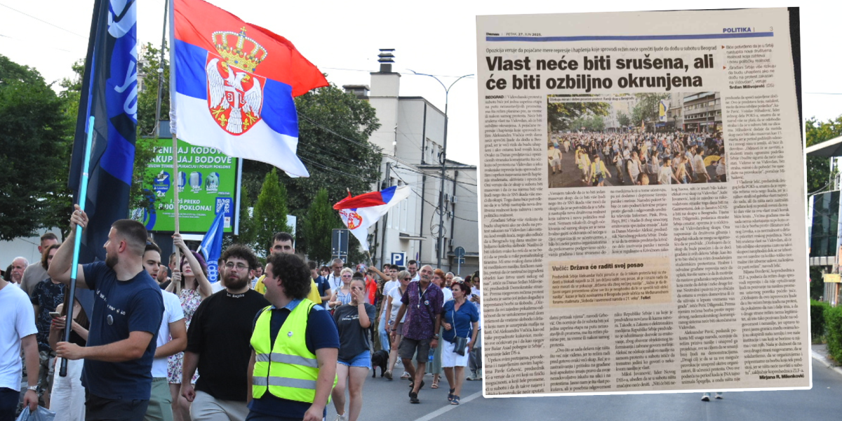 Debakl u najavi! Šok priznanja opozicionara o protestu na Vidovdan: Ne očekujemo ništa, Vučić neće pasti!