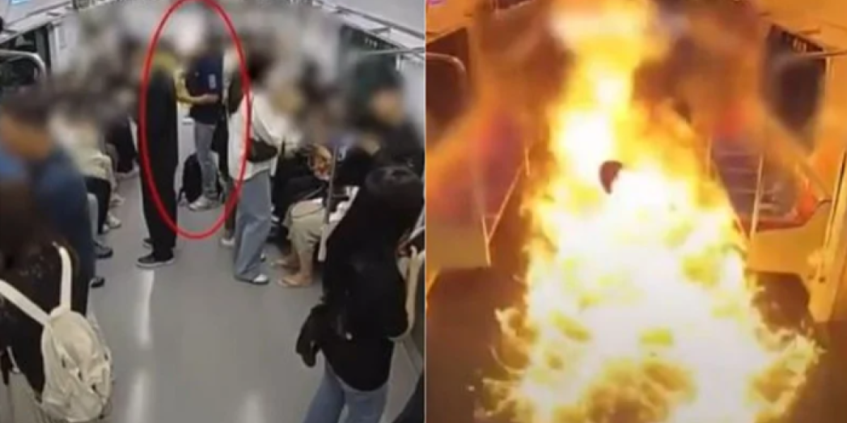 (VIDEO) Razveo se od žene, pa zapalio putnike u vozu: Horor snimak kruži društvenim mrežama