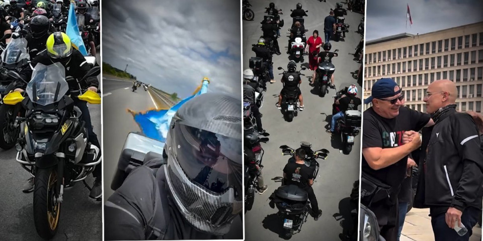 Ustala je Vučićeva Srbija! Nepregledne kolone ljudi i bajkera u Beogradu: Došli da pokažu pravo jedinstvo (VIDEO)