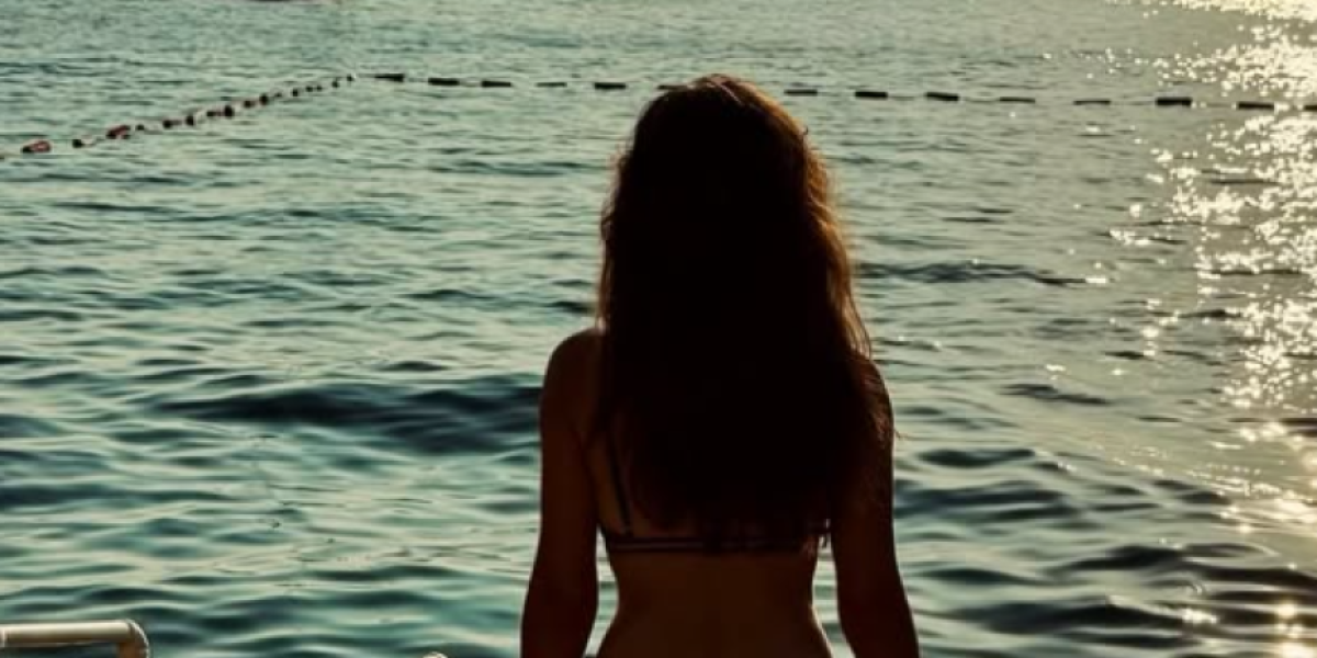 Sanja Marinković na moru