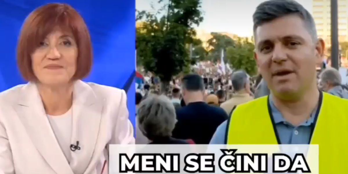 (VIDEO) Odjeknula istina na N1! Priznali uživo: Policija je u pravu, broj ljudi je tri puta manji nego 15. marta