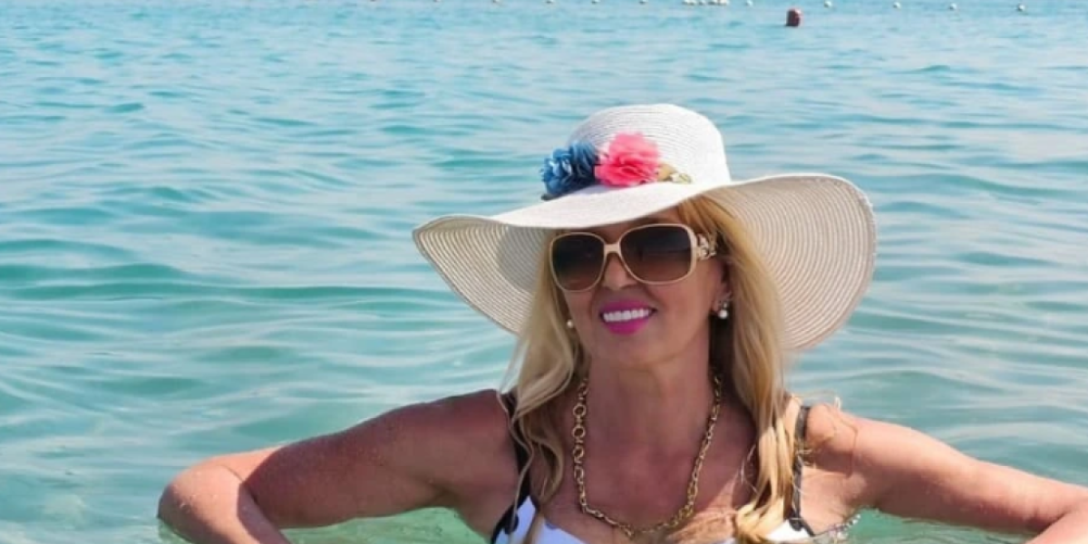 Branka Sovrlić na moru