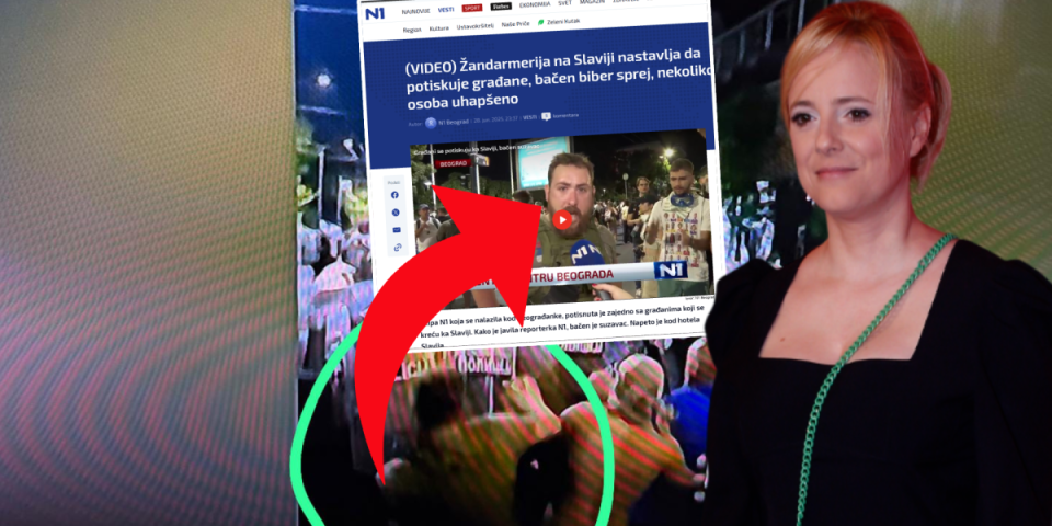 Žaklina intervjuiše nasilnika! Napao policiju, pa potrčao na N1 da kuka