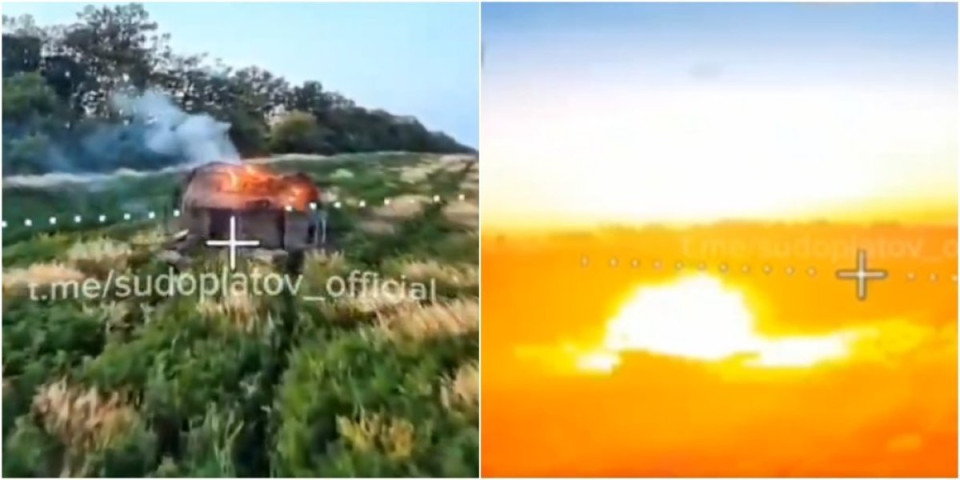 Horor na ukrajinskoj njivi: Roj ruskih dronova obrušio se na švedski oklopnjak, usledio užas! (VIDEO)
