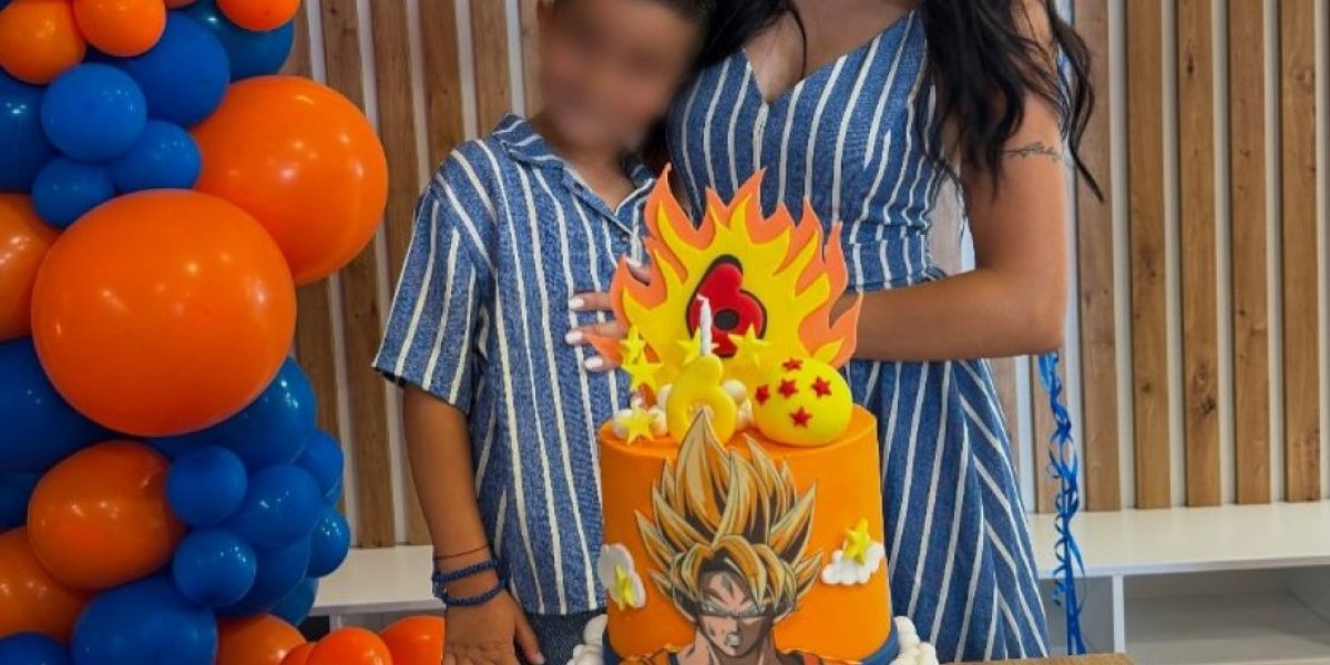 Marina Gagić sa sinom Aleksejom