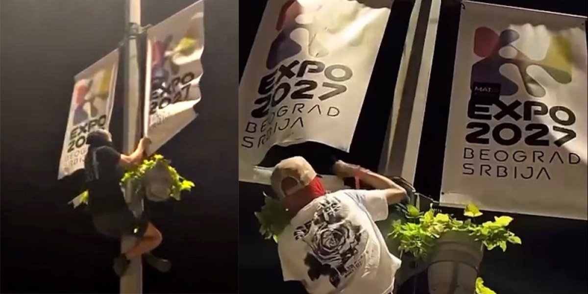 Blokaderi cepaju zastave Ekspa i prave haos po Beogradu: Plan im je da zaustave razvoj Srbije po svaku cenu! (VIDEO)