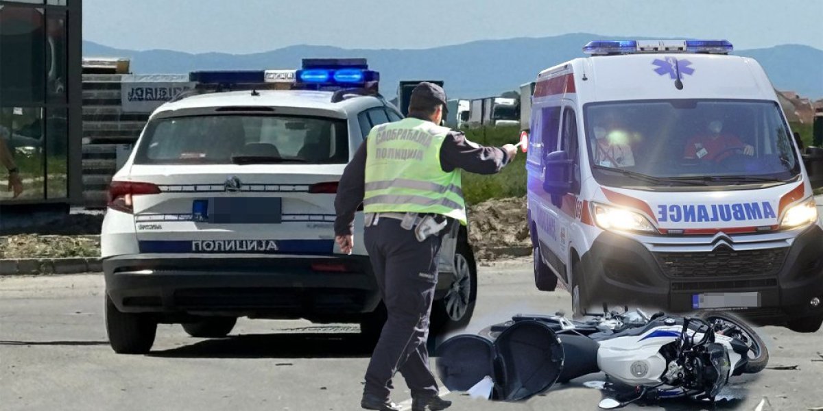 Poginuo motociklista: Teška saobraćajna nesreća u Vranju