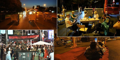 Blokaderi nastavljaju da terorišu građane širom Srbije zaustavljanjem saobraćaja na prometnim mestima.