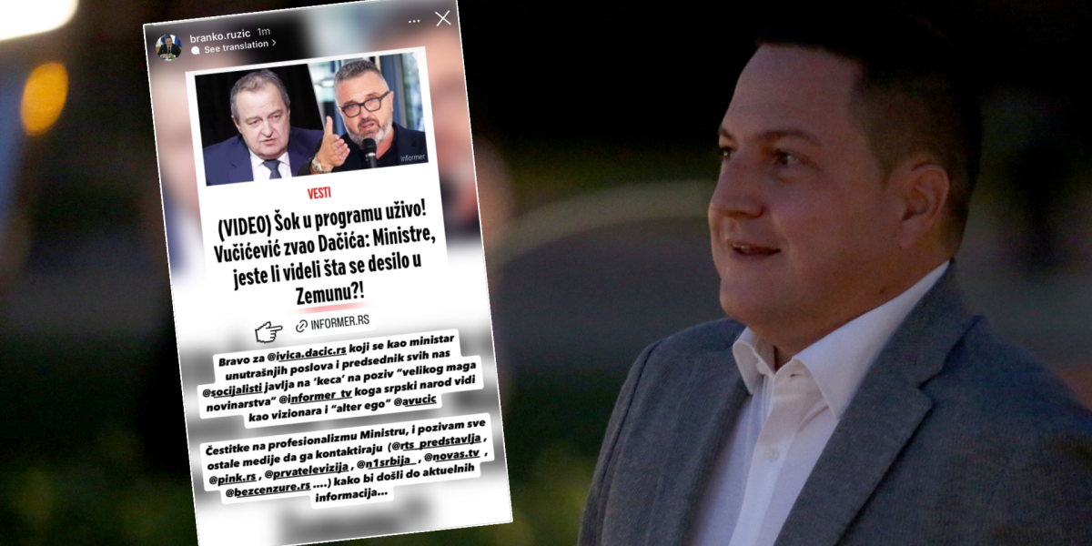 (VIDEO) Ružić udara na Dačića zbog Informera: Ovaj snimak je okidač novog obračuna u SPS!