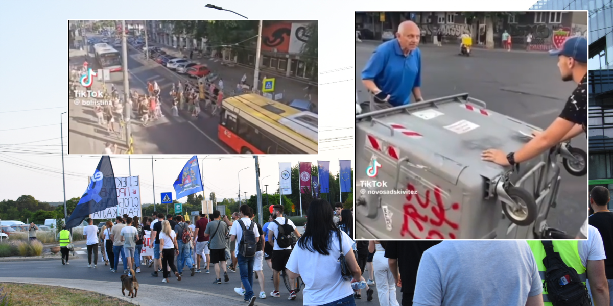 (VIDEO) Istureno odeljenje Laze Lazarević: Tri snimka koja odlično pokazuju nivo blokaderskog ludila