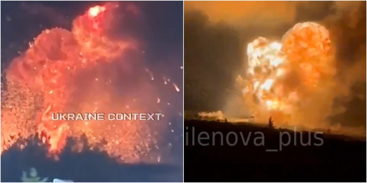 (VIDEO) Šta se ovo dešava sa Rusima? Doletelo je sa neba i razorilo sve, kamere zabeležile monstruozne eksplozije