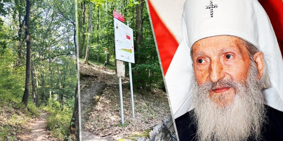 Svetom stazom patrijarha Pavla! Ovako je Milinko sredio put kojim je svetac iz manastira po vodu išao (FOTO)