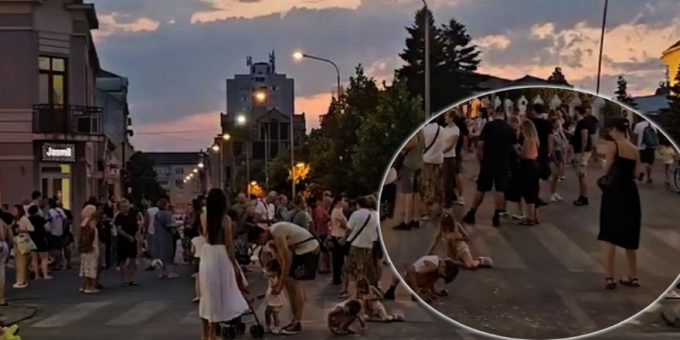 Skandal u Kragujevcu: Ovako blokaderi zloupotrebljavaju decu - Maloletnici noću dežuraju na mostu?! (FOTO)