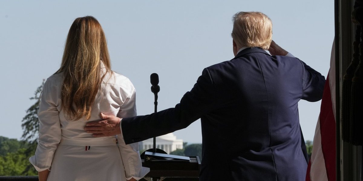 Melanija i Donald Tramp