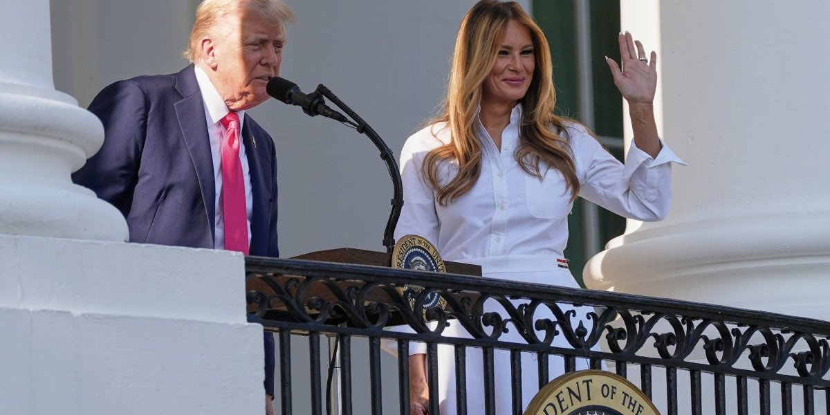 Melanija i Donald Tramp