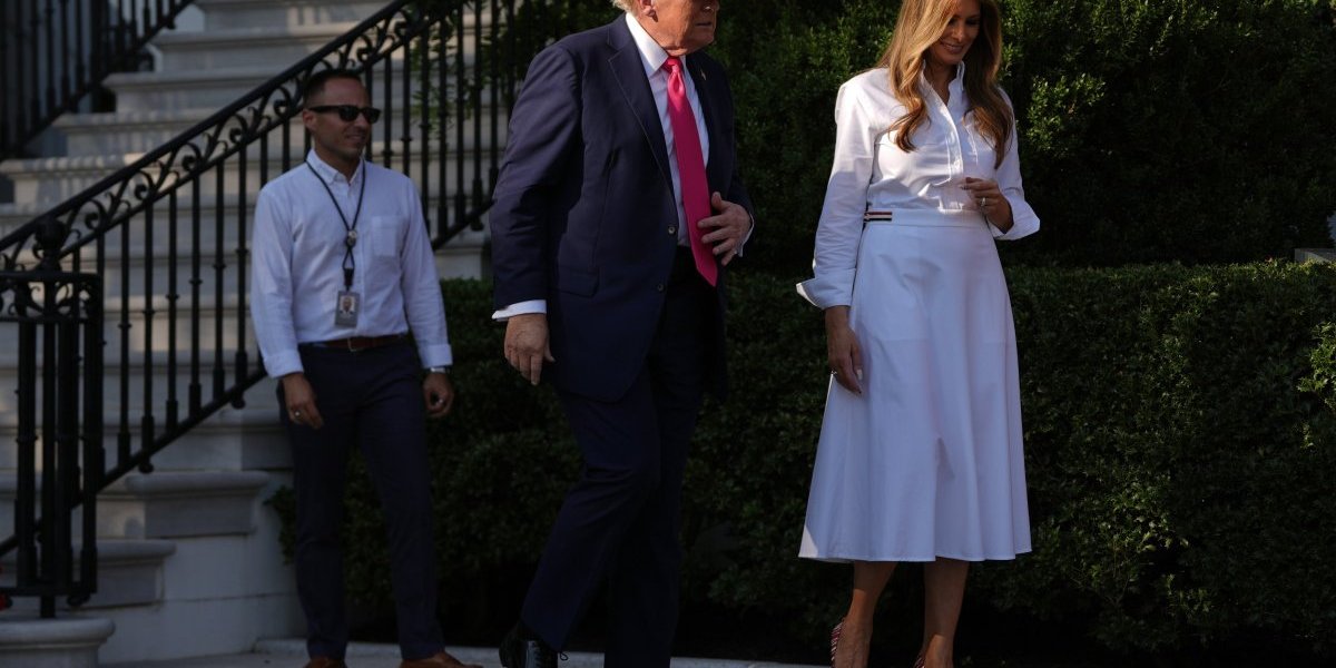 Melanija i Donald Tramp