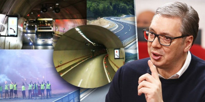 Deonica auto-puta E-763 "Miloš Veliki" od Pakovraća do Požege, svečano se otvara u prisustvu predsednika Srbije Aleksandra Vučića koji je na laži antirspskih ekstremista o nebezbednosti auto-puta rekao da je to tako kad neko mrzi svoju zemlju.