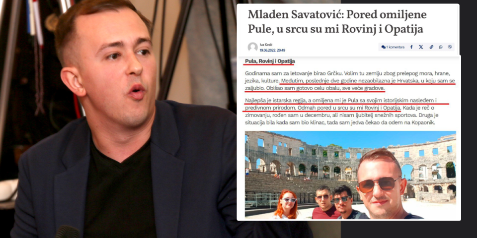 Čega se pametan stidi... Tajkunski novinar Savatović: Zaljubljen sam u Hrvatsku