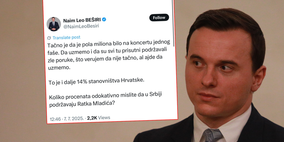 Hrvati nisu ustaše, Srbi podržavaju Mladića: Krenula odbrana ustaškog derneka u Zagrebu, prvi se javio Beširi