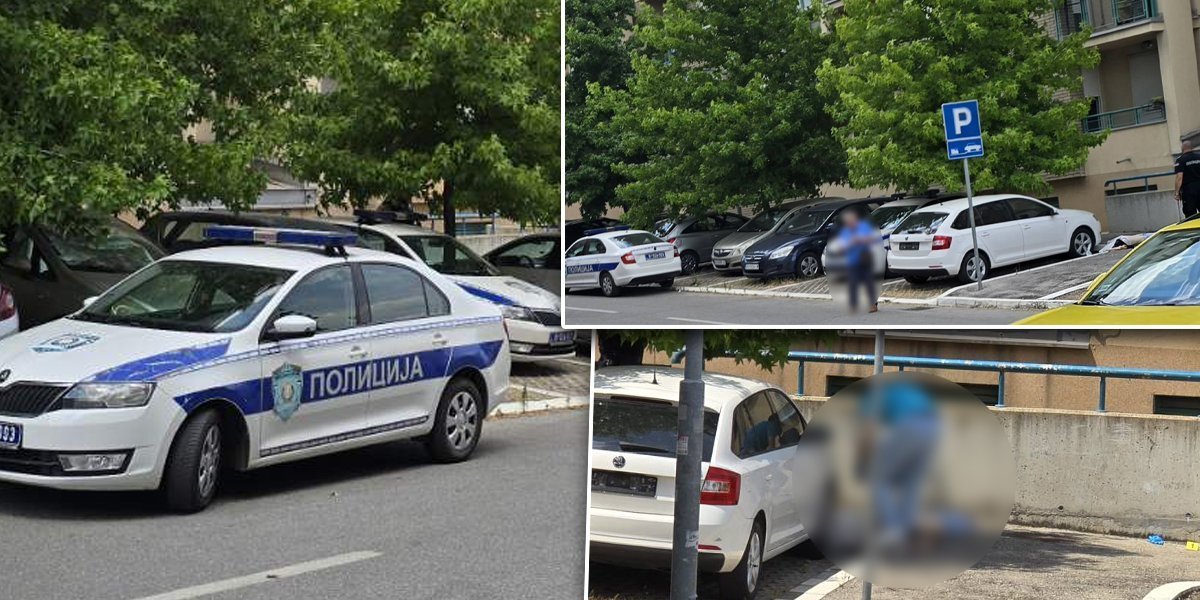 Telo žene nasred trotoara: Prve fotografije nakon samoubistva na Voždovcu (FOTO/VIDEO)