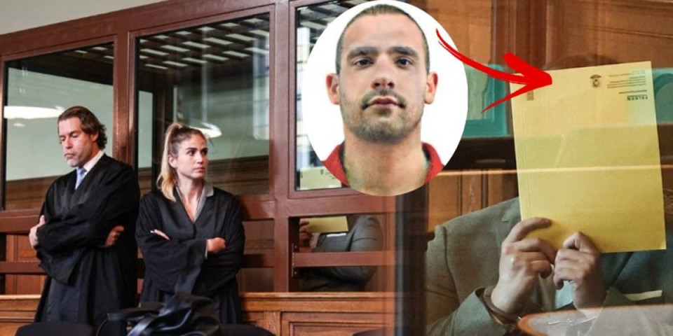 Džoni sa Vračara krio lice iza fascikle: Nemačka na nogama, ovo se u njihovom sudu dogodilo prvi put