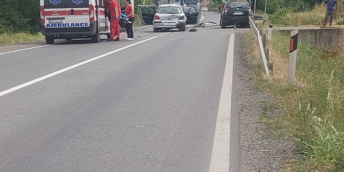 Lančani udes na putu Kraljevo-Vrnjačka Banja