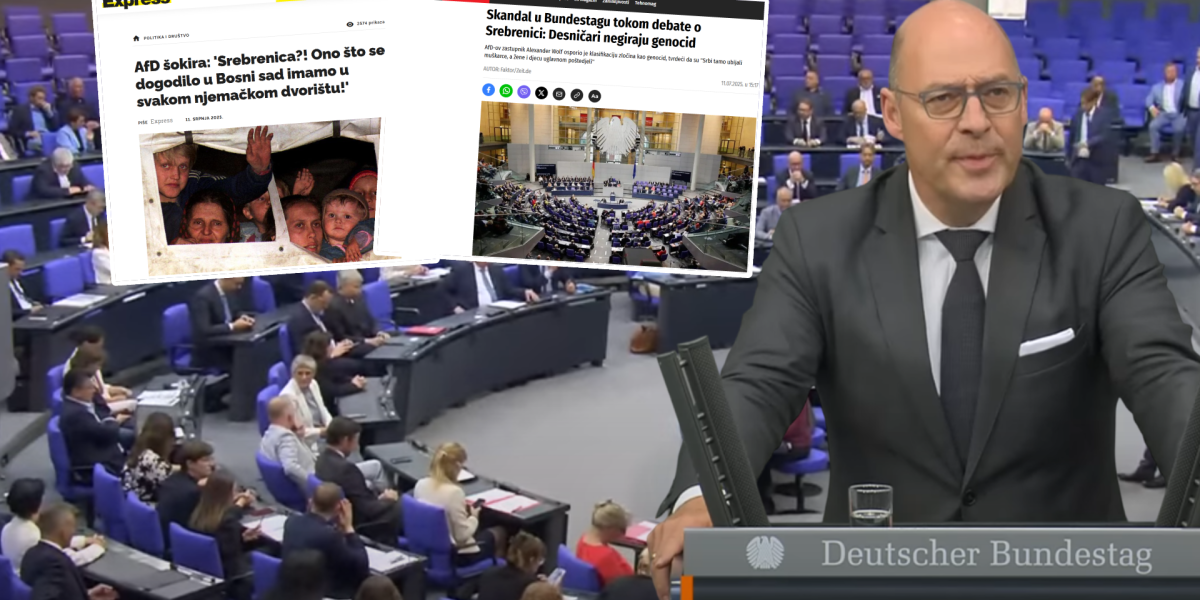 (VIDEO) Odjeknula istina u Bundestagu: Mit o genocidu u Srebrenici rasturen na froncle