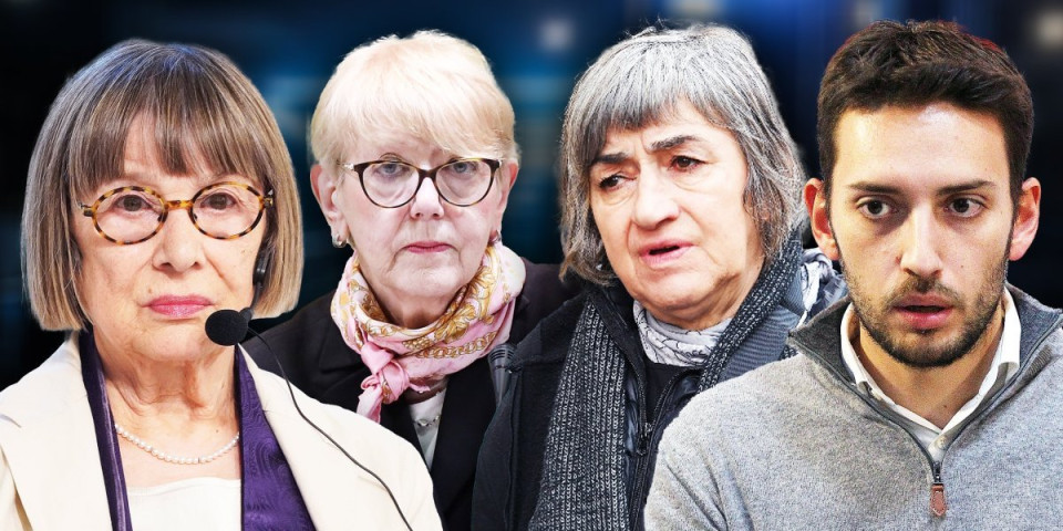 (VIDEO) Svi antisrbi na jednom mestu! Blokaderi heroji islamističkih medija zbog tvrdnje da su Srbi genocidni!