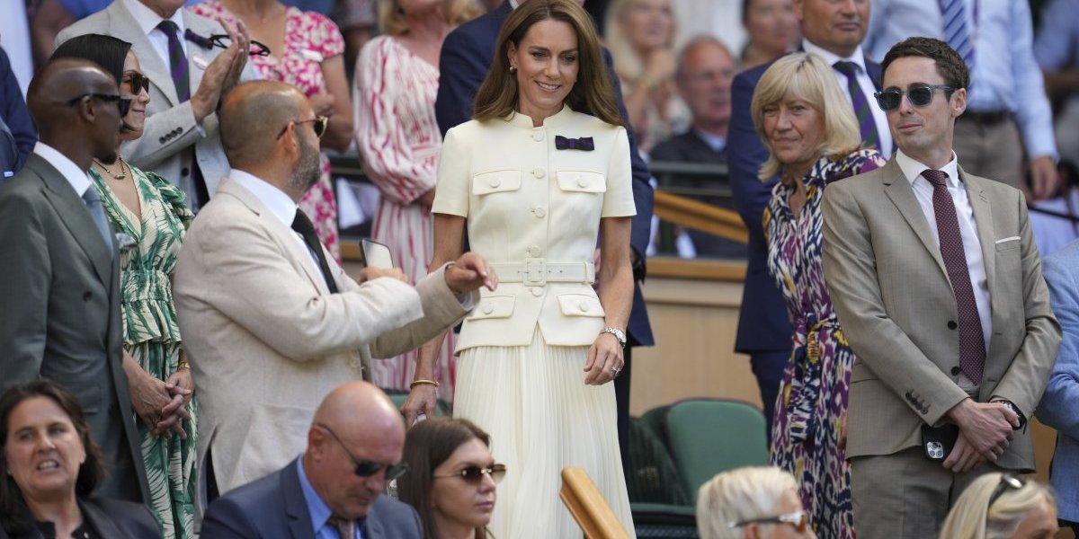 Kejt Midlton na Vimbldonu