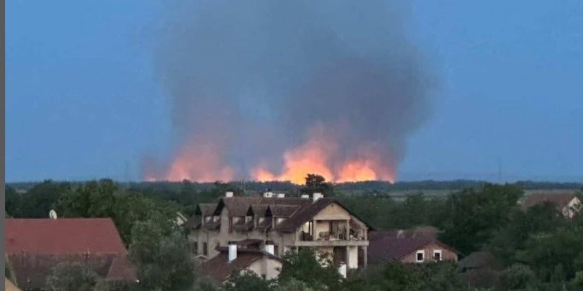 Gore njive! VelikI požar kod Kaća (FOTO)