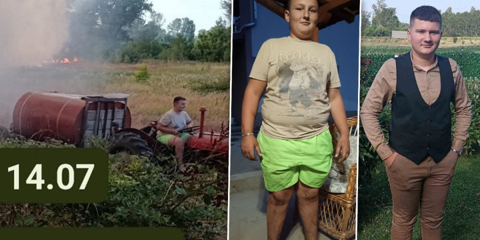 Deca heroji: Dimitrije i Uroš gasili požar kod Žitorađe (FOTO)