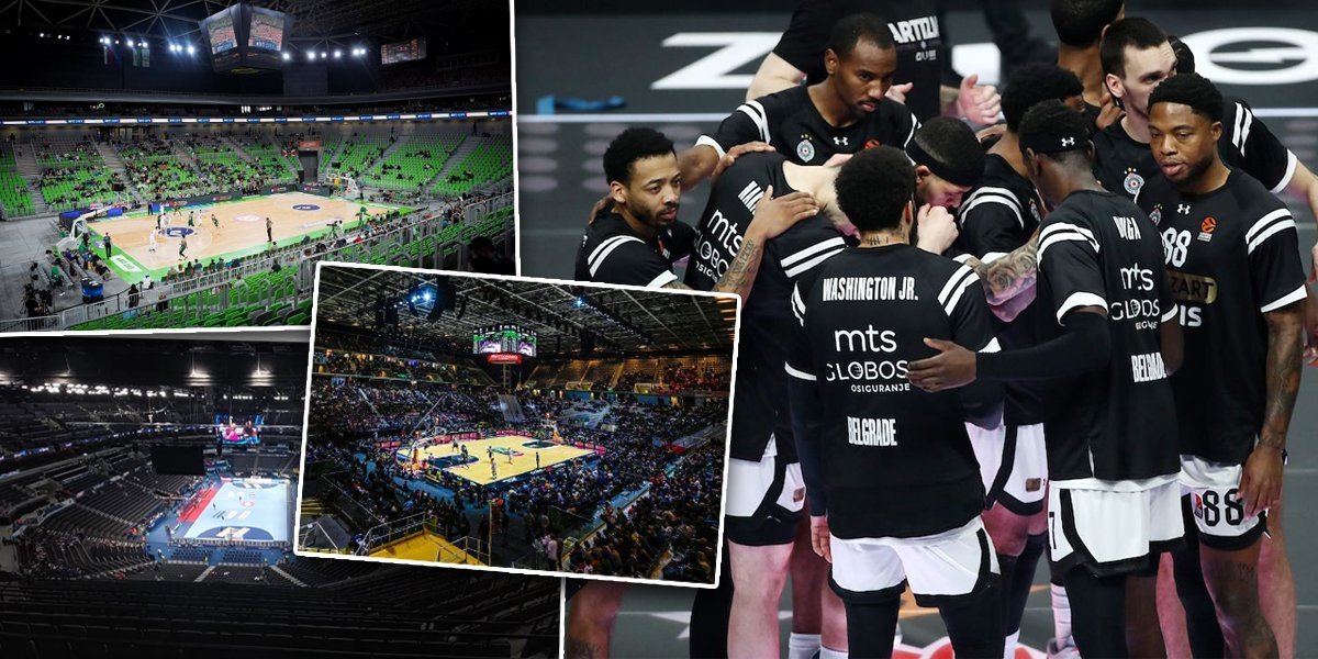 Partizan napušta Srbiju: U ovim stranim halama bi mogao da igra mečeve u Evroligi