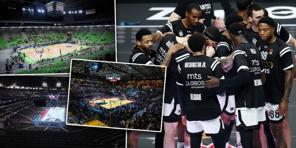 Partizan napušta Srbiju: U ovim stranim halama bi mogao da igra mečeve u Evroligi