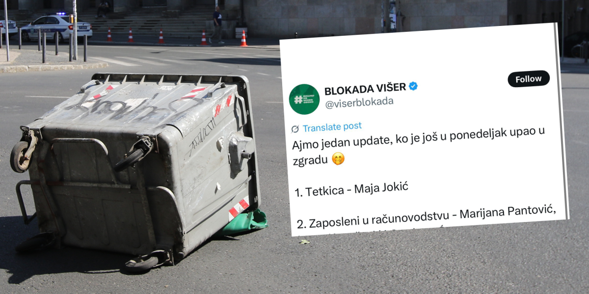 Blokadersko zlo! Psihopate i zgubidani napadaju spremačice