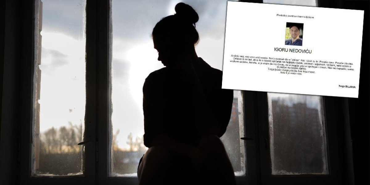 "Tebe nosim u svakom uzdahu": Misteriozna žena dala čitulju Igoru Nedoviću uz reči koje kidaju dušu (FOTO)